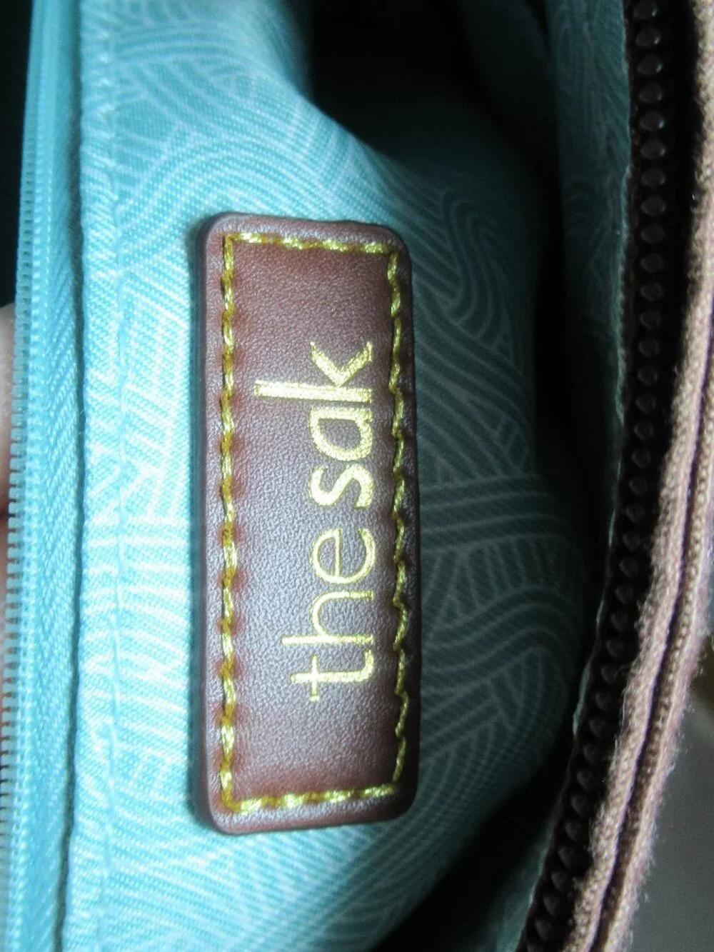 The Sak Ventura Convertible Leather Satchel Backpack Brown Blue | OS